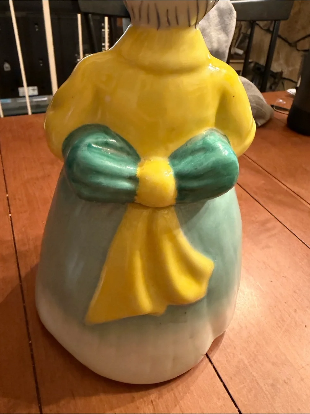Ceramic Kitchen Accent Figurine - Yellow, Blue, Red